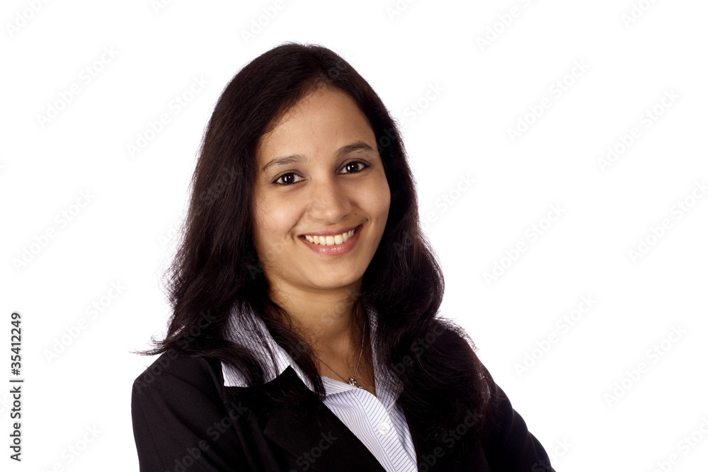 Portrait of a beautiful happy business woman Portrait of a beautiful happy business woman