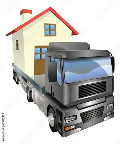 Moving house truck concept