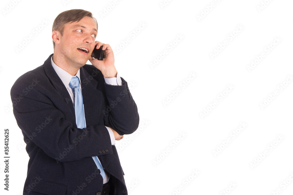 businessman with cellphone businessman with cellphone
