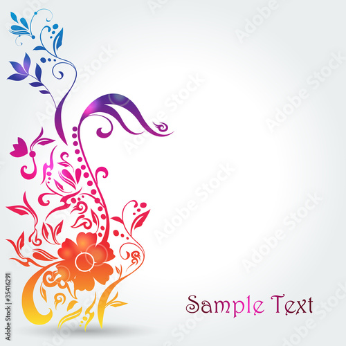 Beautiful floral background