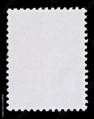 Blank Postage Stamp