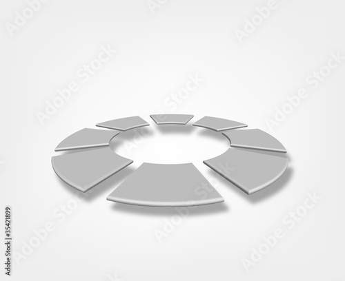 Plateau volant pour présentation de produits - objets