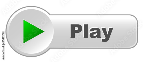 PLAY Web Button (video media player watch live music launch key)