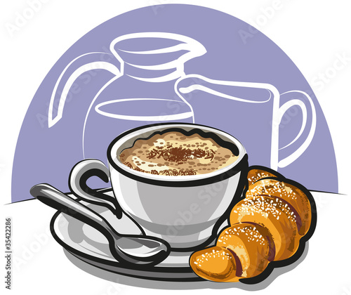 Cappuccino With Croissant