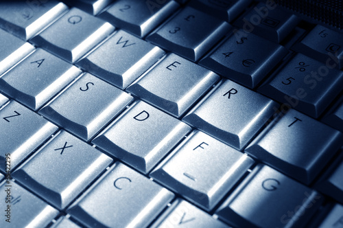 Bild auf Leinwand Keyboard closeup