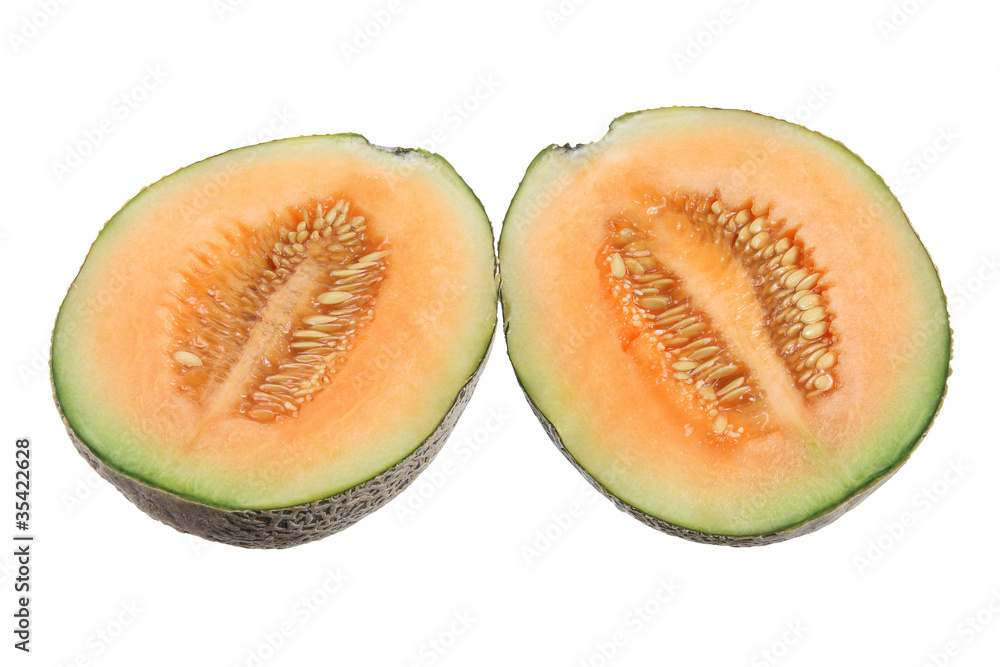 Halves of Rock Melon Halves of Rock Melon