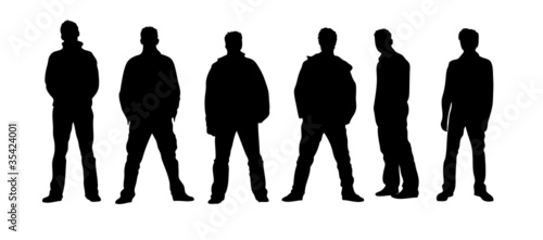 Menschliche Silhouetten