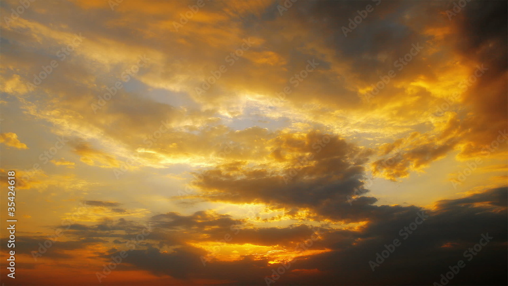 sunset - timelapse sunset - timelapse