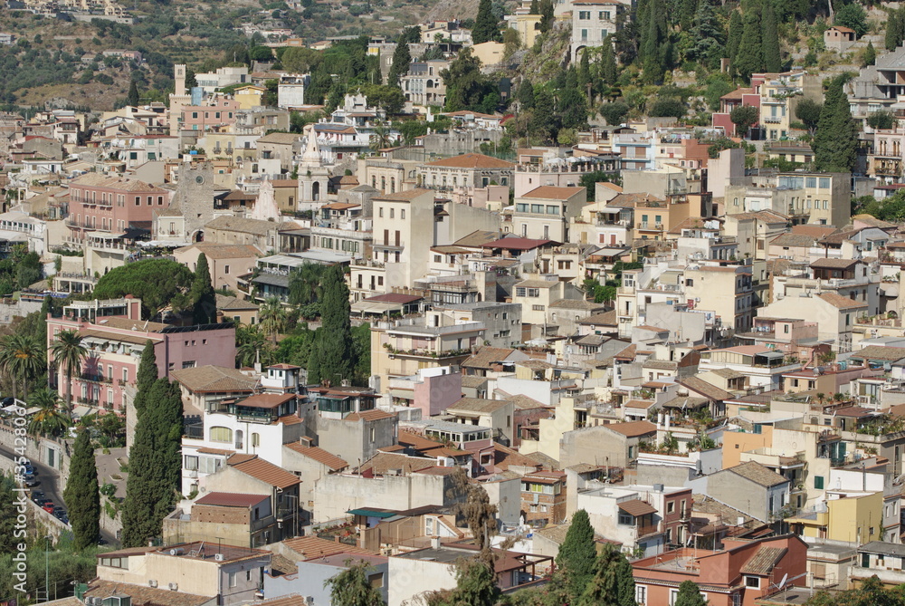 buildings and constructions of  Taormina, Sicily