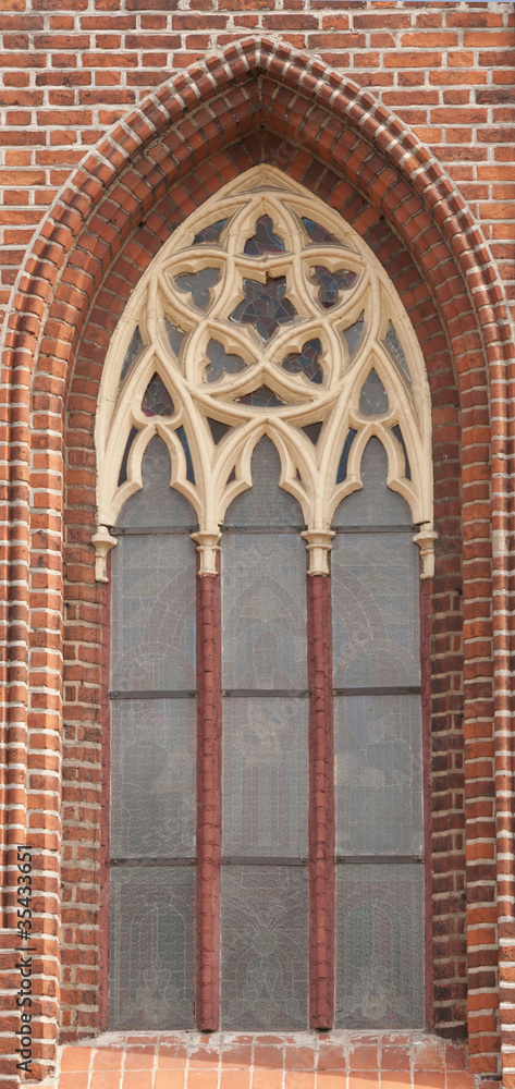 Old gothic window