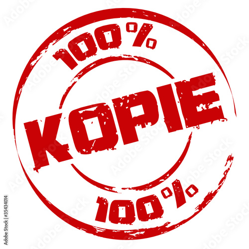 Stempel: 100 % Kopie