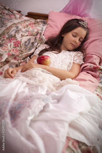 Obraz na płótnie Snow white w salonie
