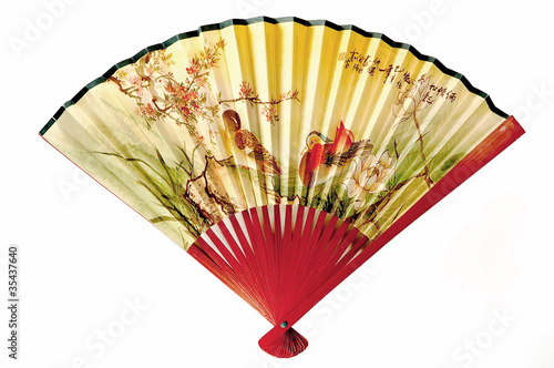 Colored fan