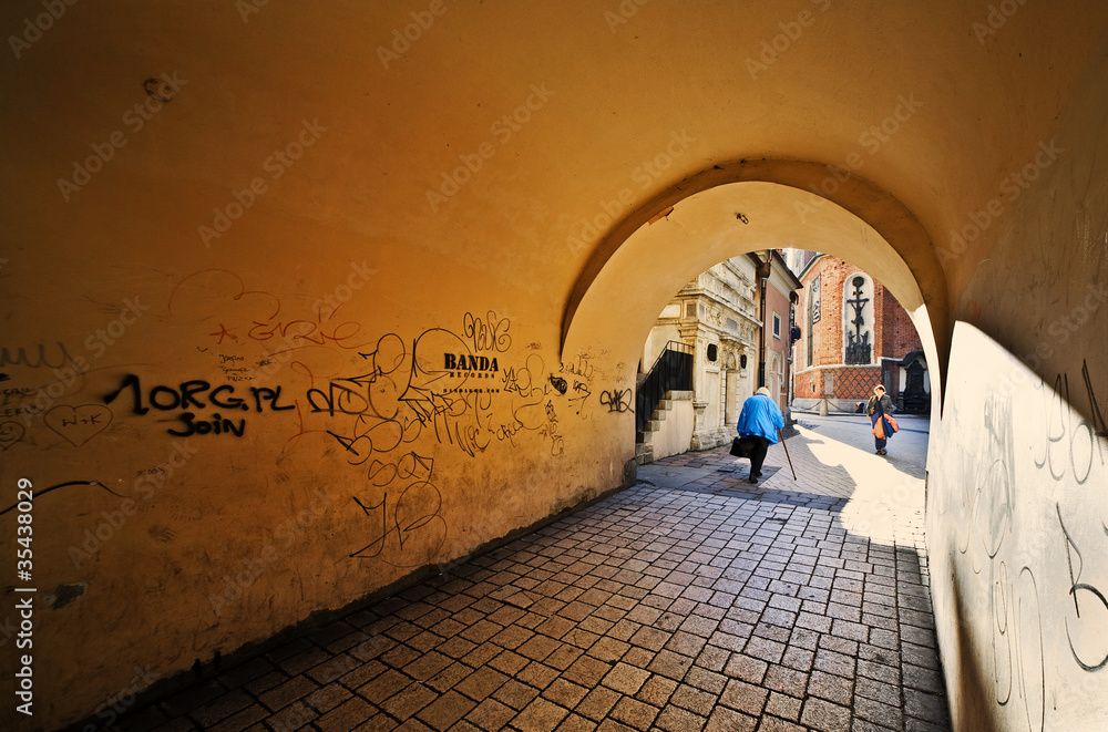 Kraków - okolice Rynku - obrazy, fototapety, plakaty 