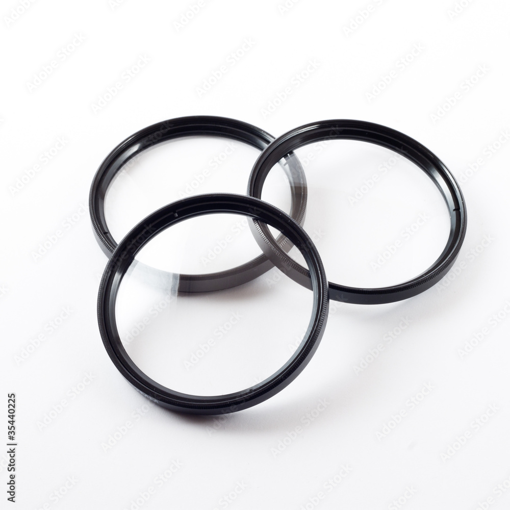 Fototapeta premium Three close up filters