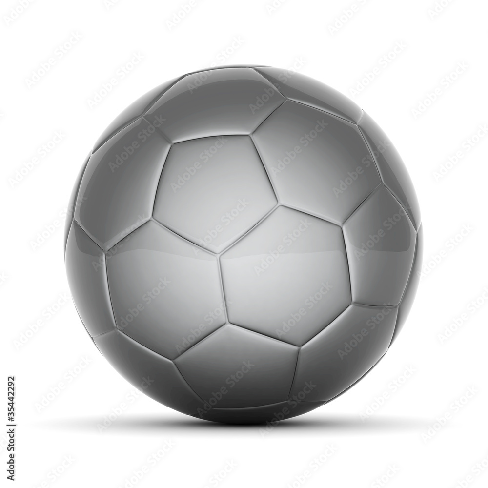 Picture a soccer ball on white background Picture a soccer ball on white background