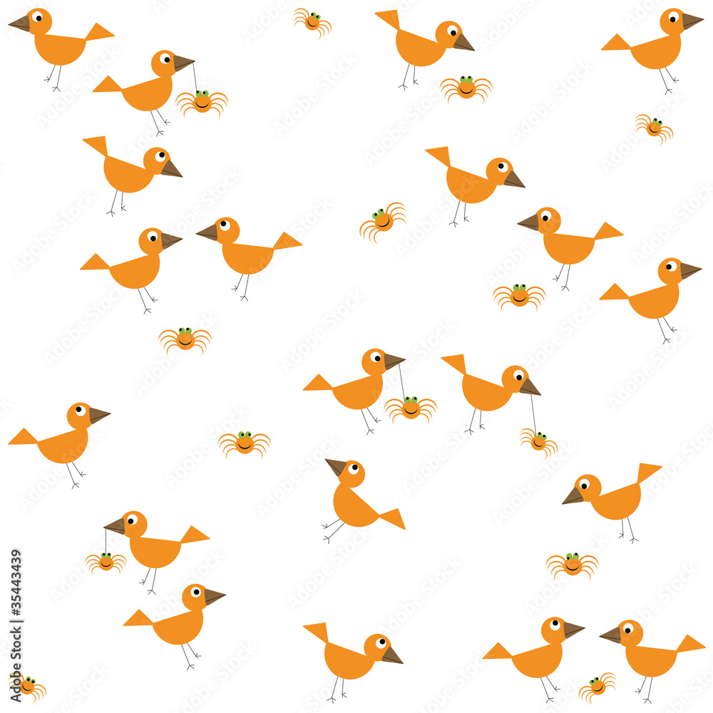 Fototapeta premium background with ducks