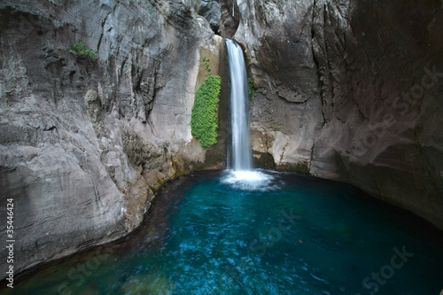 Waterfall in Sapadere canyon  Turkey
