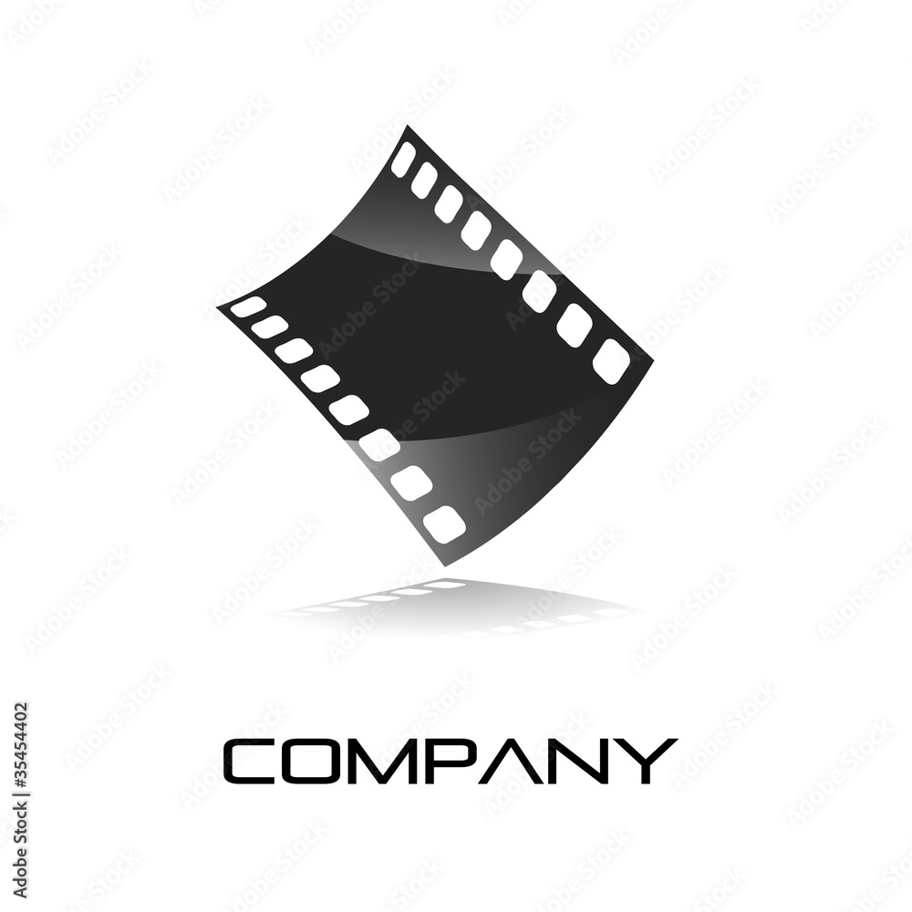 Fototapeta premium Logo film strip, photographer # Vector