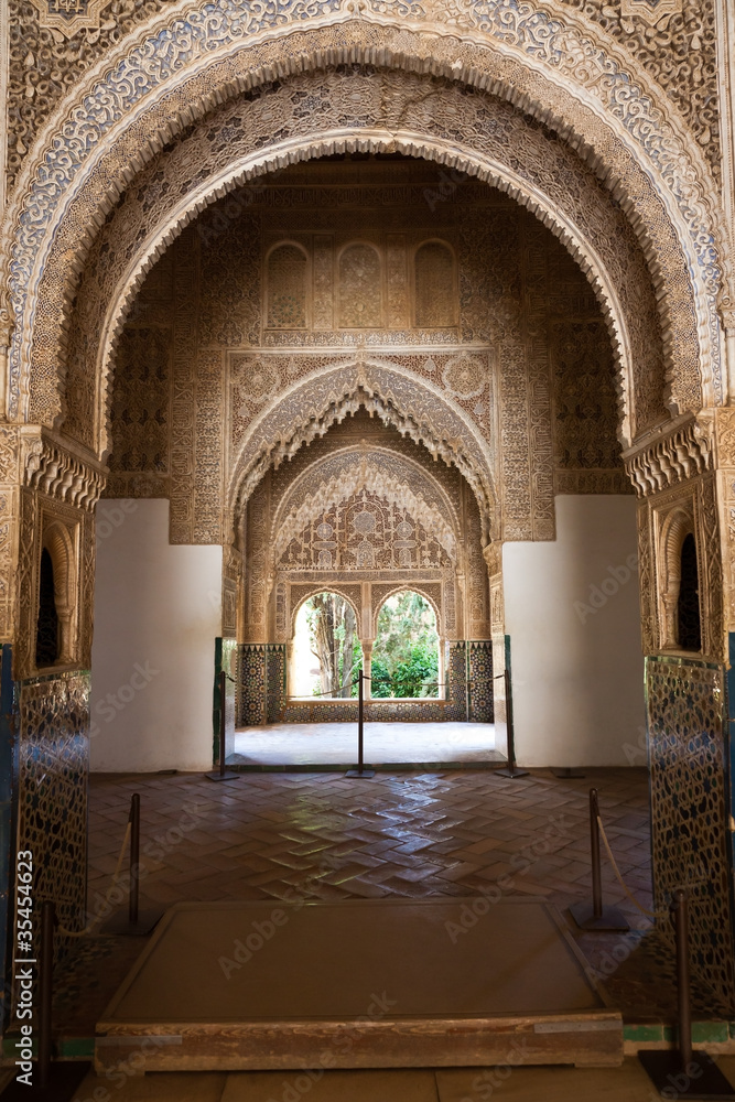 Alhambra de Granada. Observation Point of Daraxa