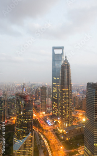 landmarks of shanghai city