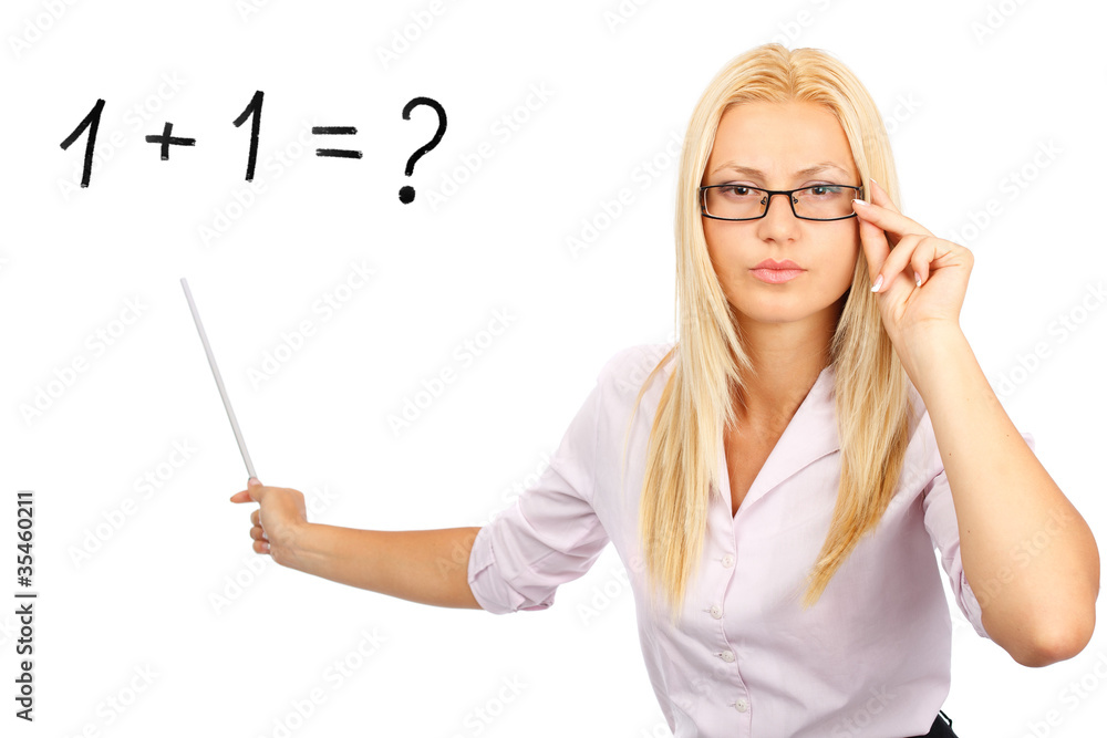 Severe lady teacher Severe lady teacher