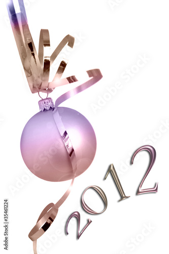 Obraz na płótnie 2012 - Boule rose