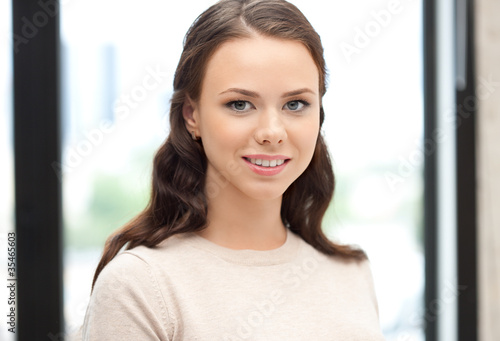 happy and smiling woman