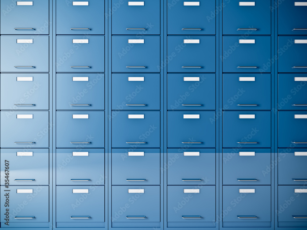 Fototapeta premium file cabinet