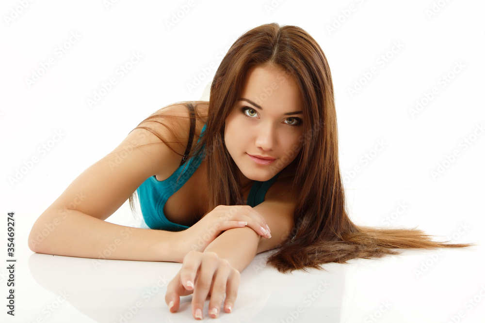 teen girl beautiful cheerful enjoying isolated on white teen girl beautiful cheerful enjoying isolated on white