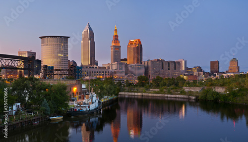 Obraz na płótnie Cleveland w salonie