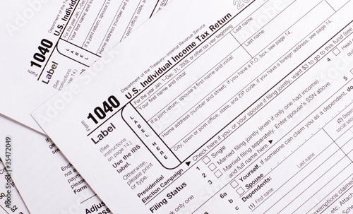 1040  tax form photo