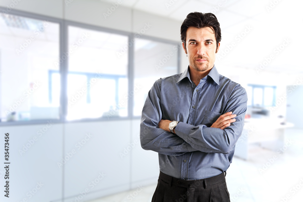 Confident young businessman Confident young businessman