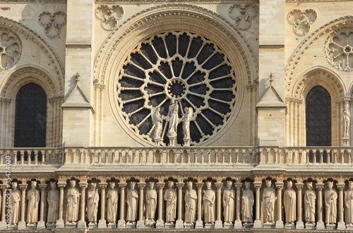 Zoom sur Notre Dame - Statues
