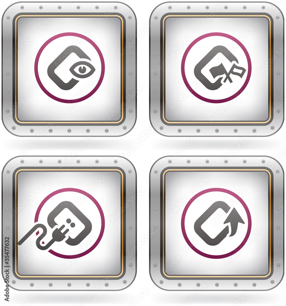 Computer Software and Hardware Icons Computer Software and Hardware Icons