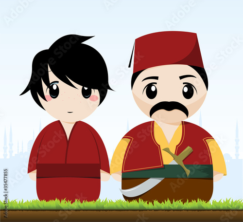 traditional turkish couple