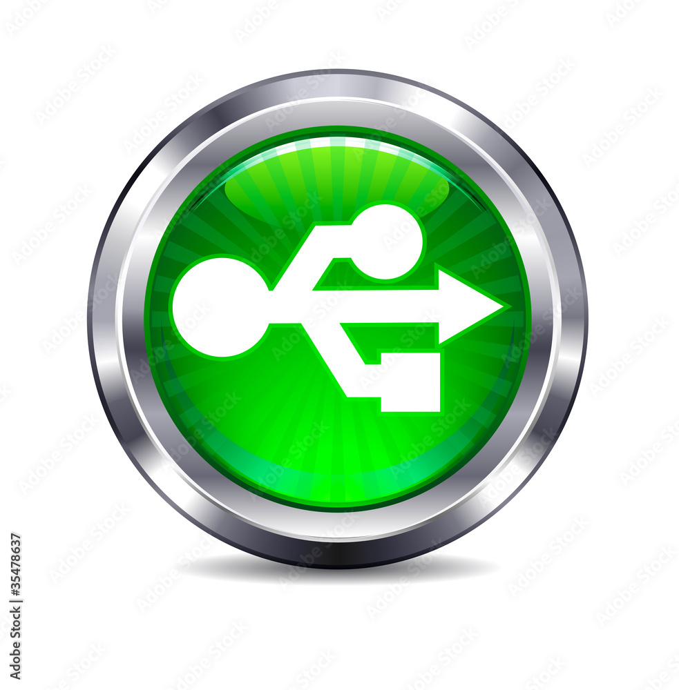 Device connection Internet button Icon Device connection Internet button Icon