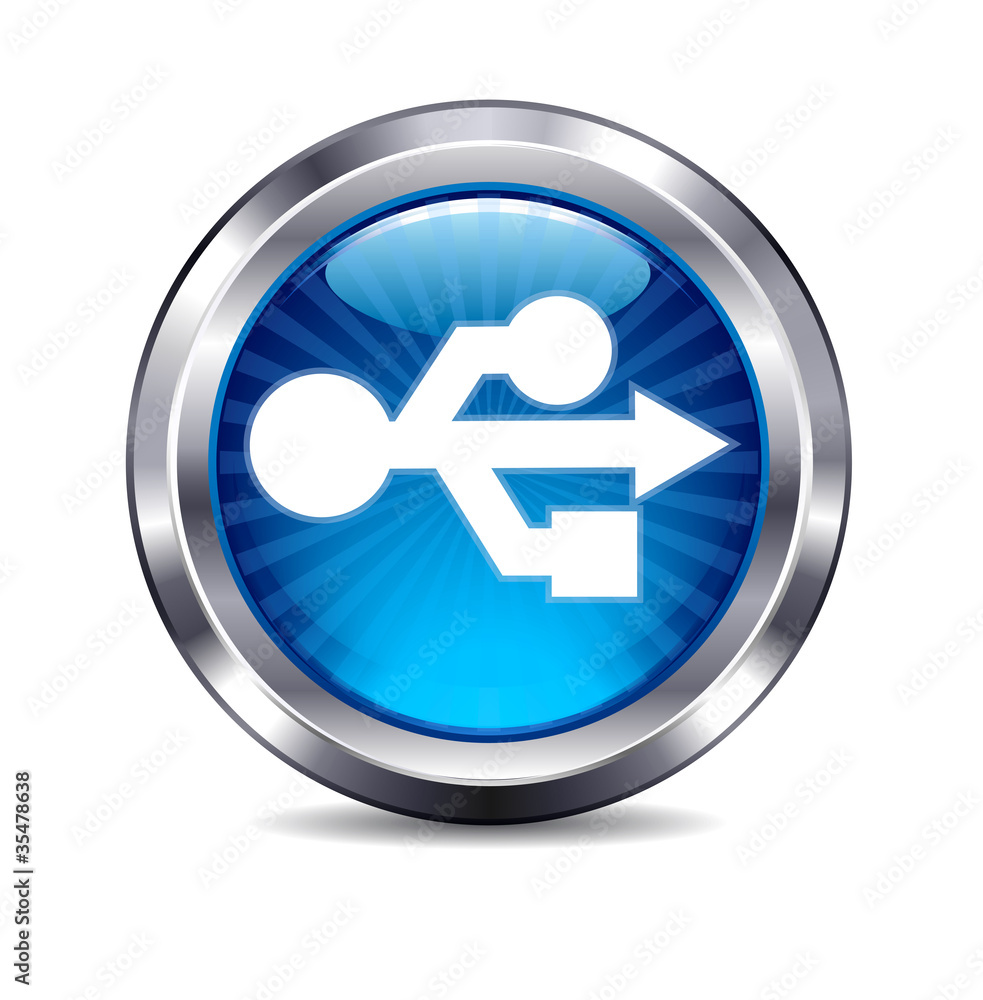 Device connection Internet button Icon Device connection Internet button Icon