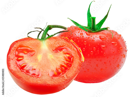Wallpaper Mural Tomato isolated on white background Torontodigital.ca