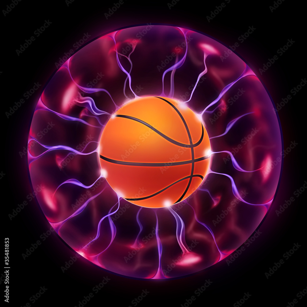 Fototapeta premium Basketball Ball Wheel