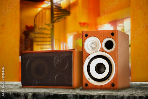 Canvas-taulu Loudspeakers