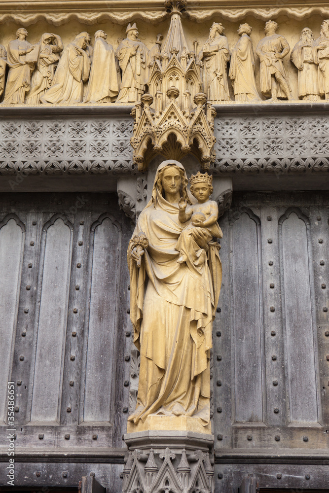 Detail of Westminster Abbey