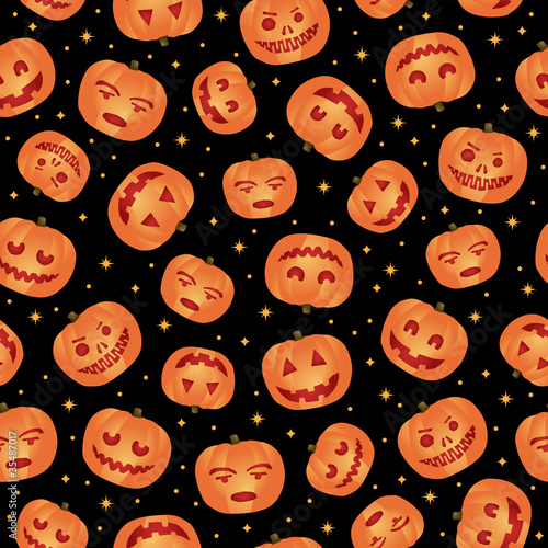 halloween pumpkin pattern