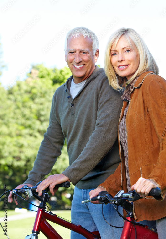 Obraz premium Riding couple.