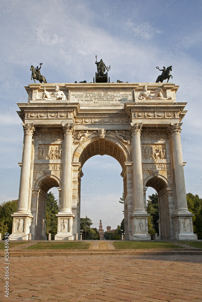 Milan - Arco della Pace - Arch of peace
