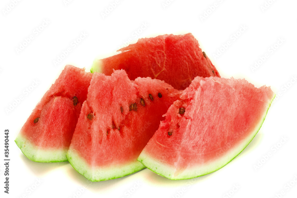 slices of watermelon slices of watermelon