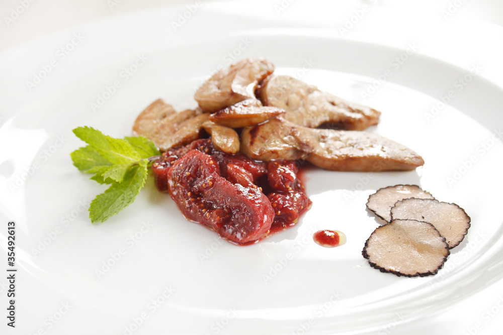 foie gras with truffle