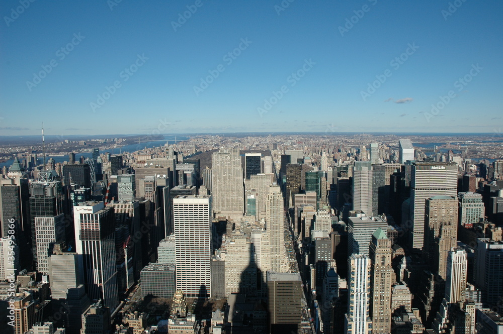 Panorama cittadino a New York