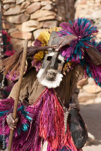 Mask and the Dogon dance, Mali.