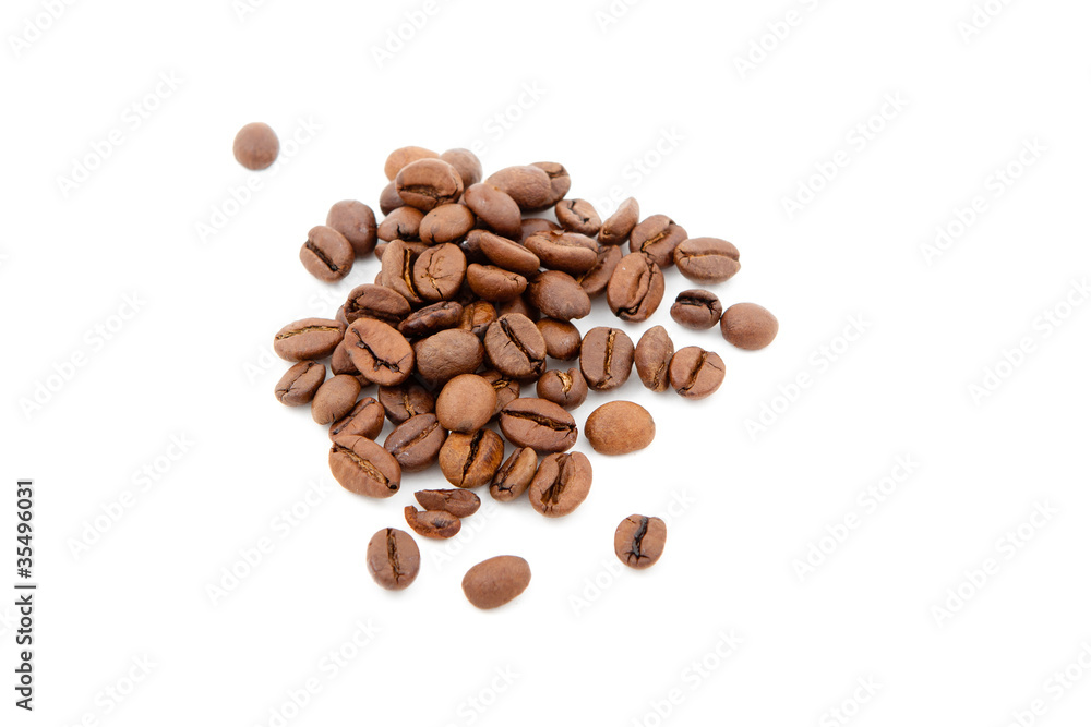 Naklejka premium Coffee beans